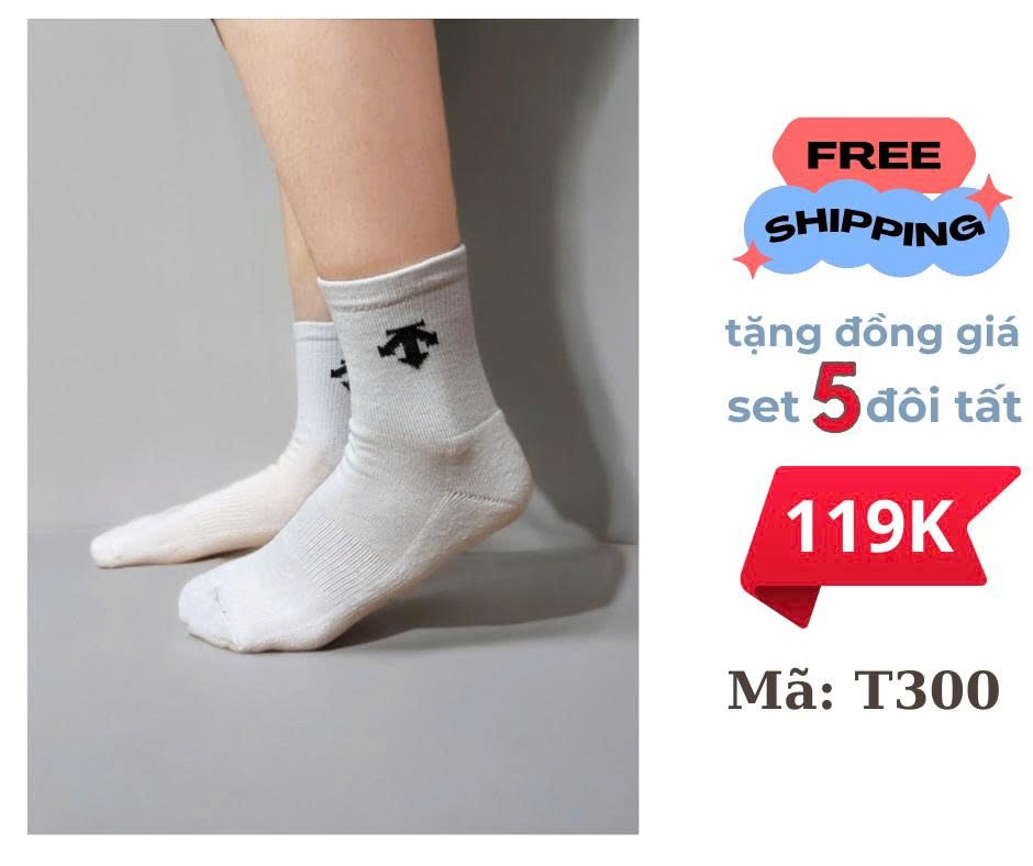 Set 5 đôi tất G.o.l.f