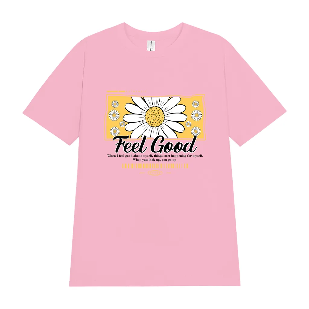 Áo thun nữ form vừa Feel Good 2536 Miucho Chic tay ngắn cổ tròn vải cotton cao cấp thoáng mát in mix_thumbnail_11