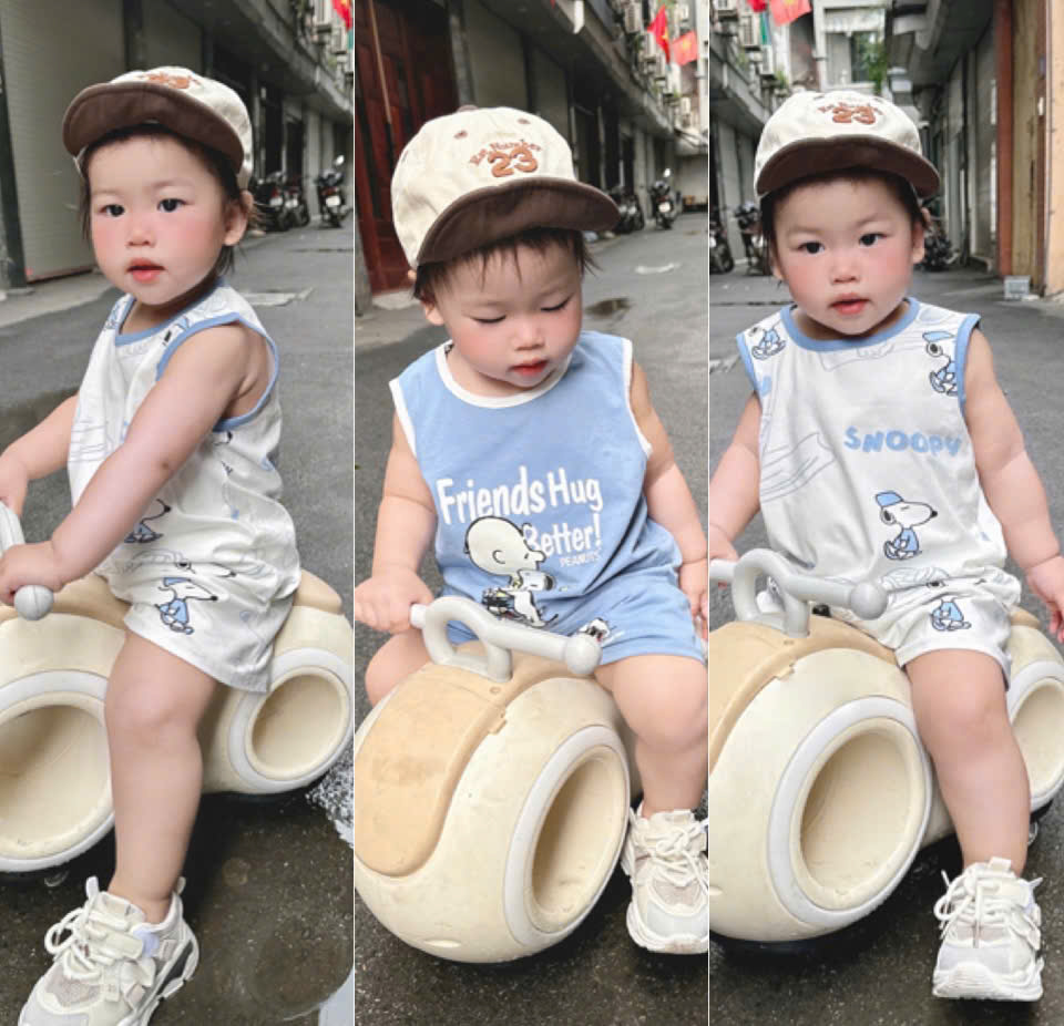 G06 SET 2 BỘ BA LỖ CHÓ ÔM NHAU FRIENDS HUG- A100.171