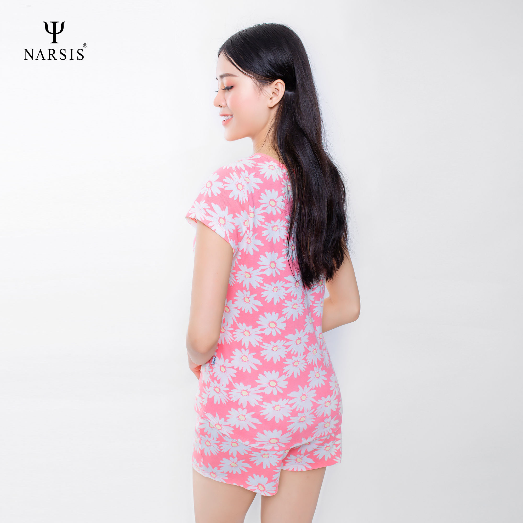 BỘ HÈ NỮ M8093 NARSIS CHẤT LIỆU THOÁNG MÁT, DỄ CHỊU, THOẢI MÁI CẢ NGÀY, DỄ VẬN ĐỘNG