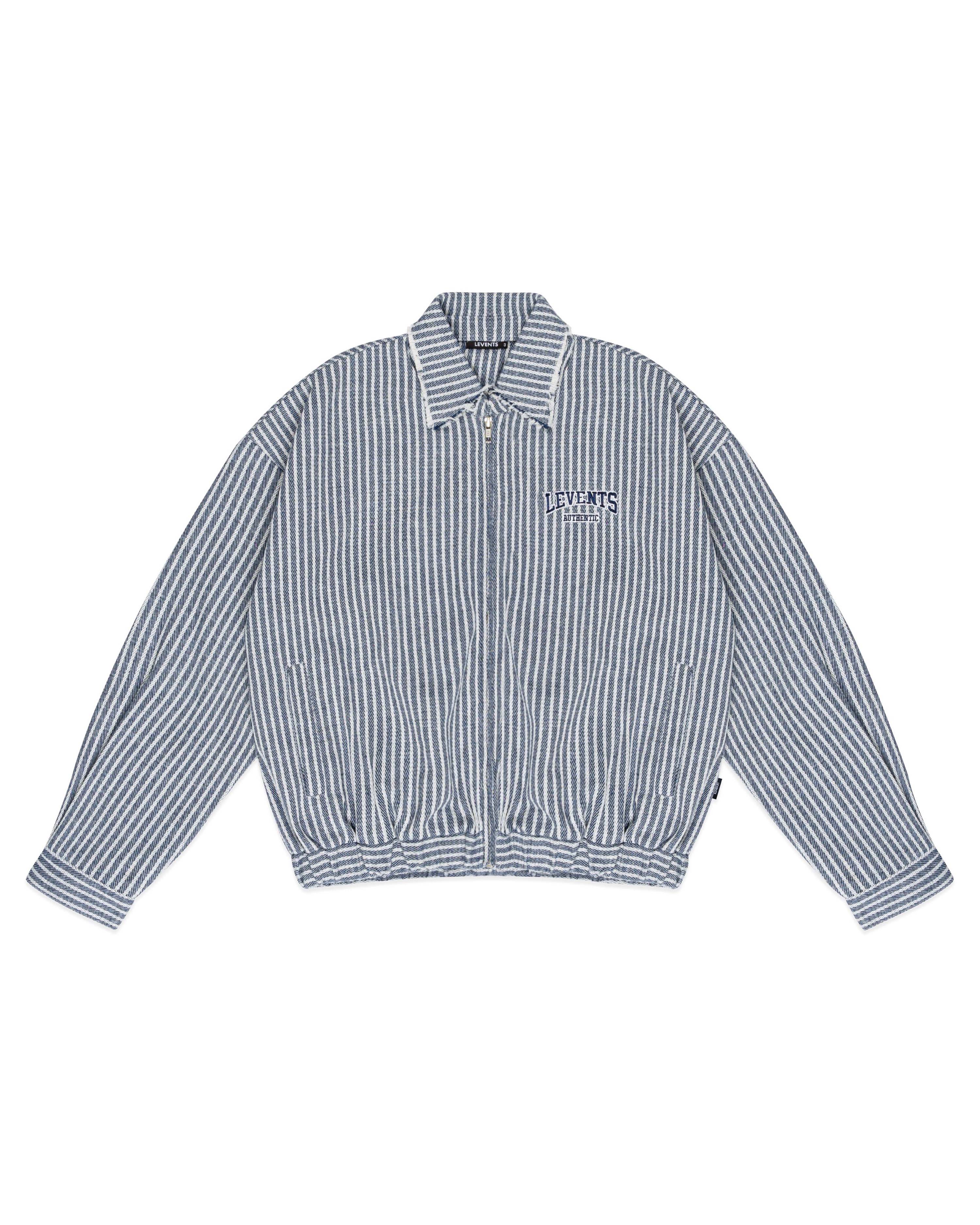 Levents® Striped Boxy Khaki Jacket