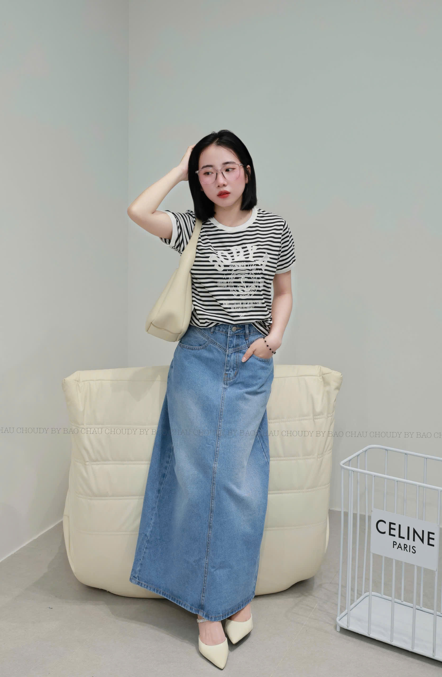 U364 CHÂN VÁY JEAN