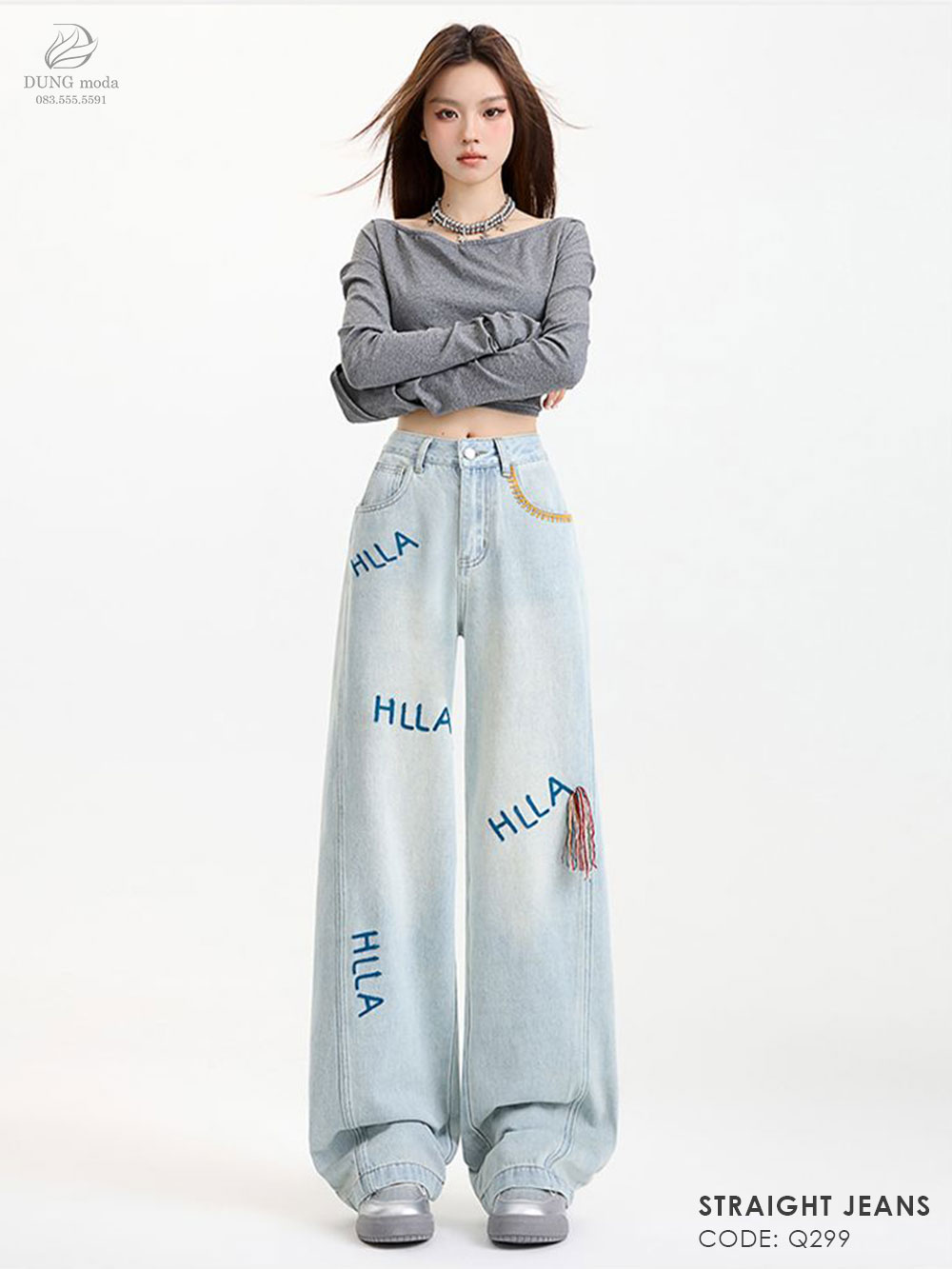 Quần Jean Suông DungModa Q299 C232