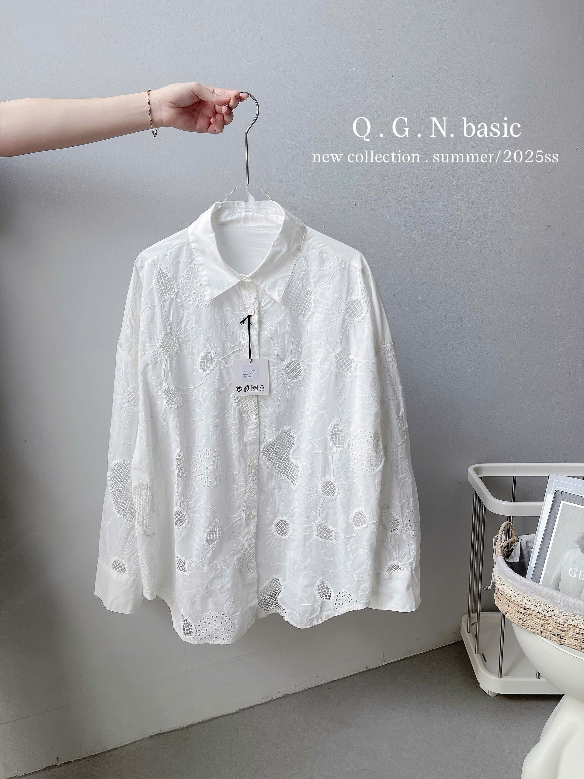 Áo sơ mi trắng thêu đục lỗ Miamia_thumbnail_2