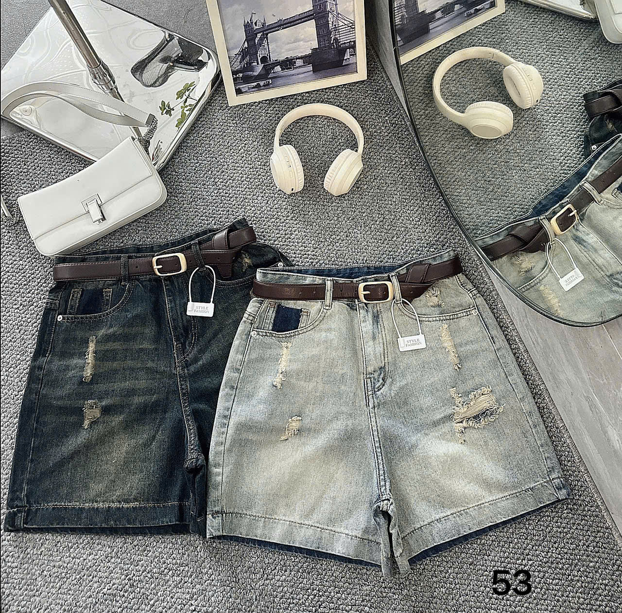 Quần lửng rách túi kiểu bigsize QSJ53 dành cho nàng béo mập từ 55-90kg_thumbnail_5