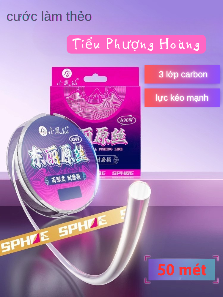 Dây Nylon A90W Tiểu Phượng Hoàng cuộn 50M