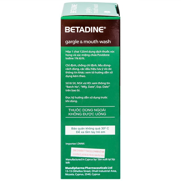 Betadine Gargle and Mouthwash thuốc súc họng, súc miệng_thumbnail_2