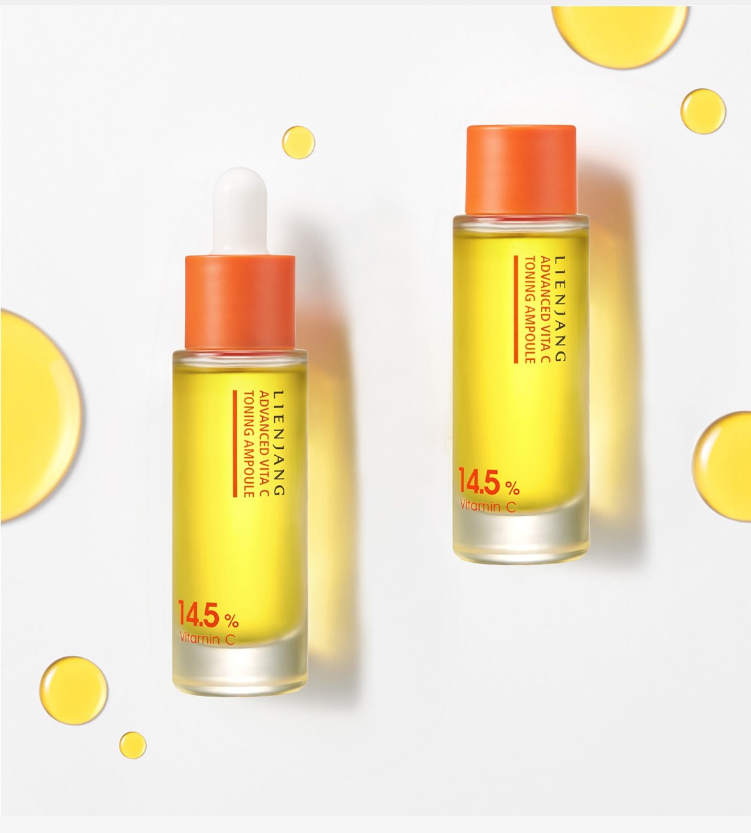LIENJANG ADVANCED VITA C TONING AMPOULE 14.5 - Serum Dưỡng Trắng Mờ Nám Tăng Độ Đàn Hồi Da - Vitamin C nguyên chất 14.5% - 30ml - [LJ003]_thumbnail_4