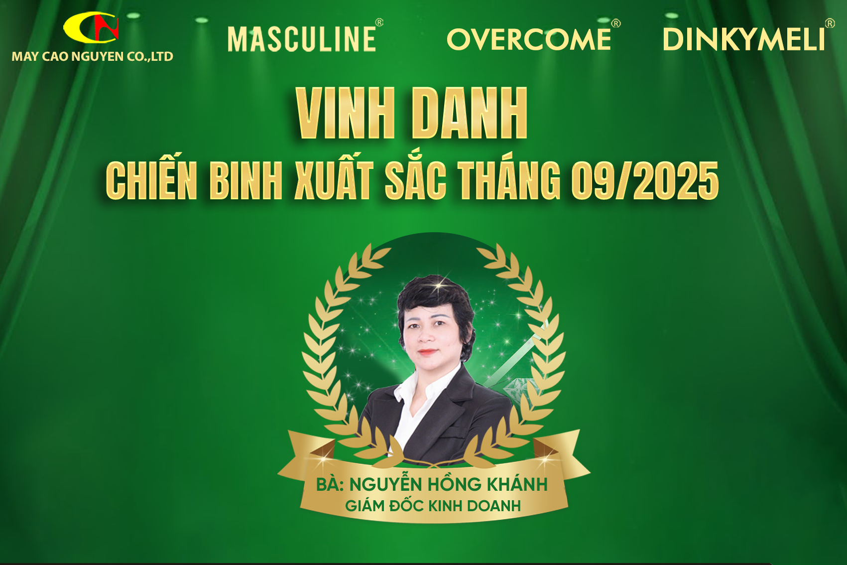 VINH DANH GIÁM ĐỐC KINH DOANH VÙNG ĐẠT THÀNH TÍCH XUẤT SẮC THÁNG 09/2025
