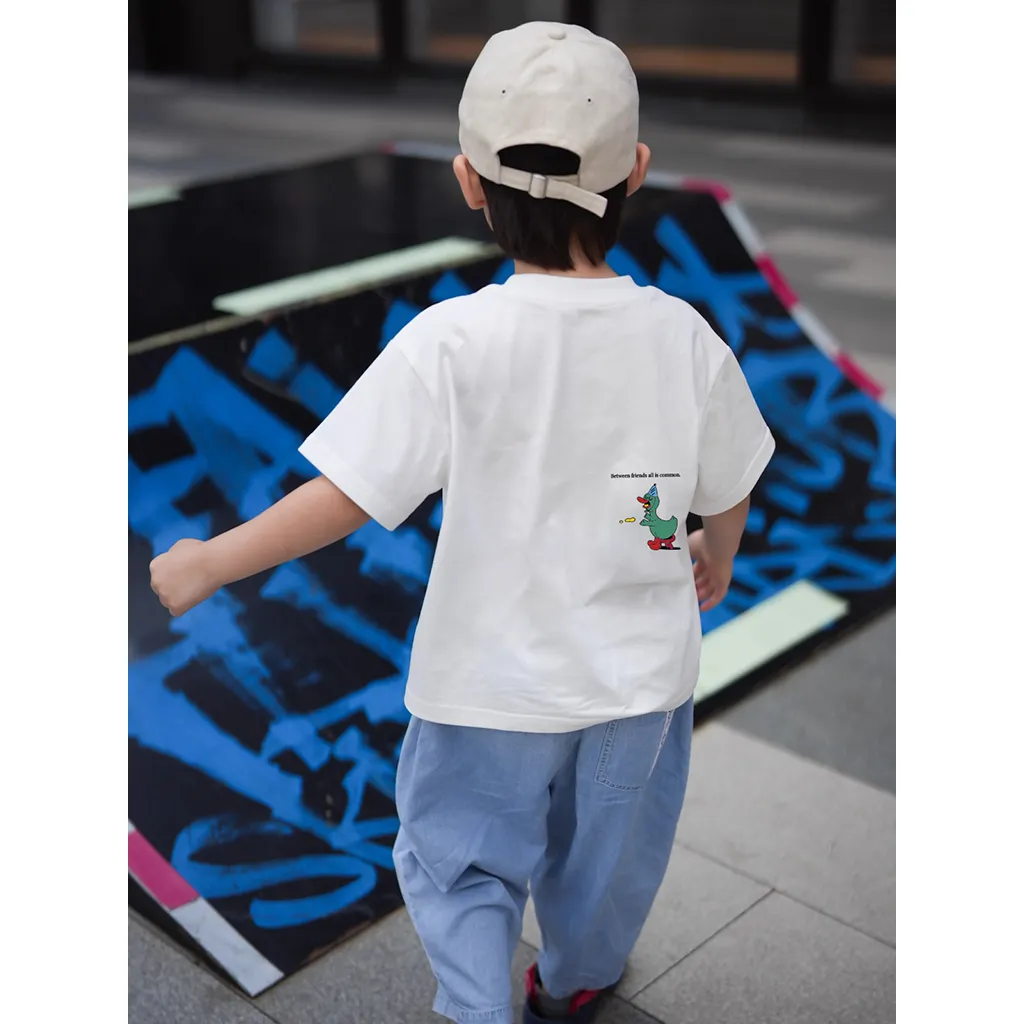 Áo thun kid hoạt hình dễ thương tay ngắn cổ tròn 2533 Miucho Kid vải cotton thoáng mát cho bé_thumbnail_4