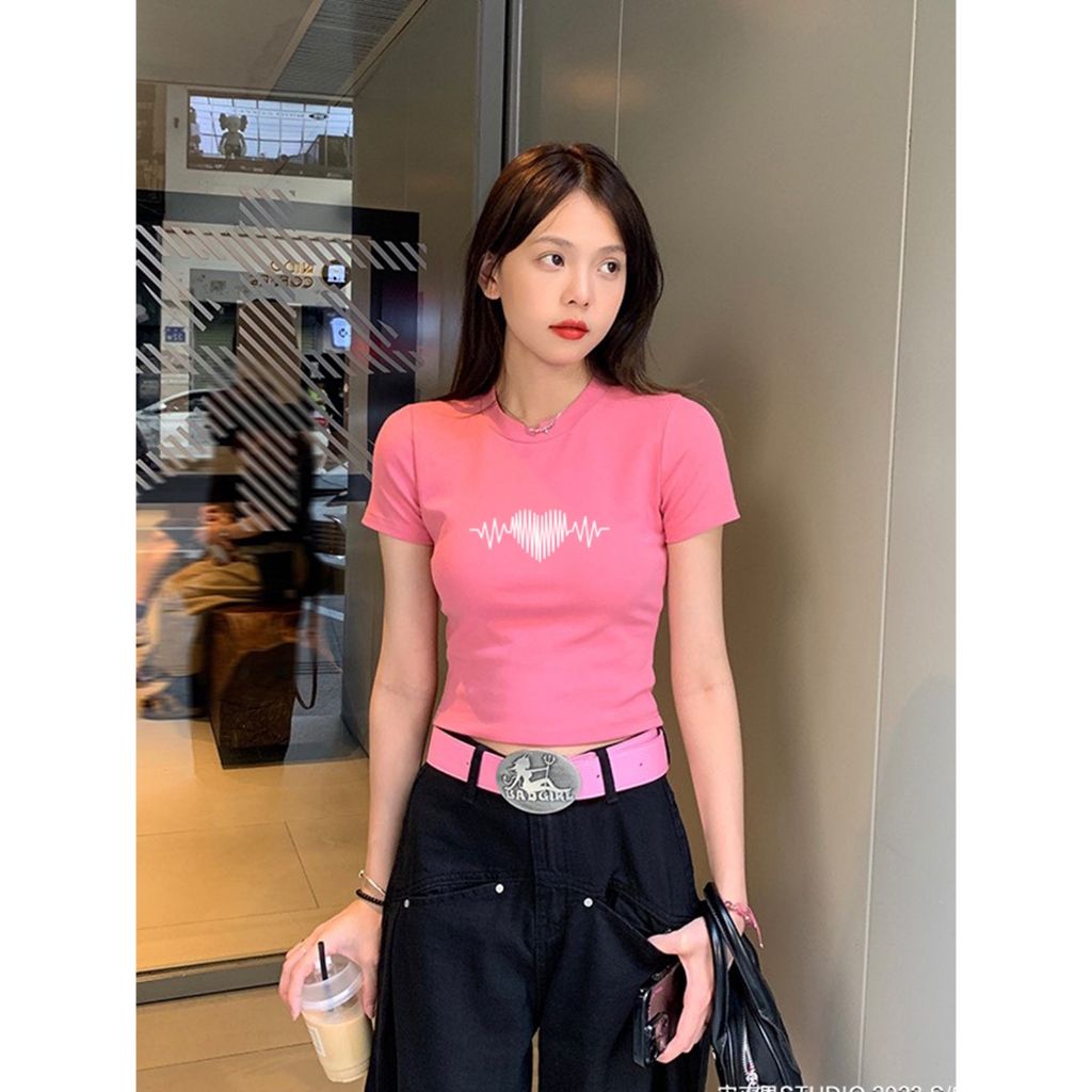 Áo croptop nữ form ôm -Áo thun kiểu dáng ngắn croptop LOZA G0113_thumbnail_1