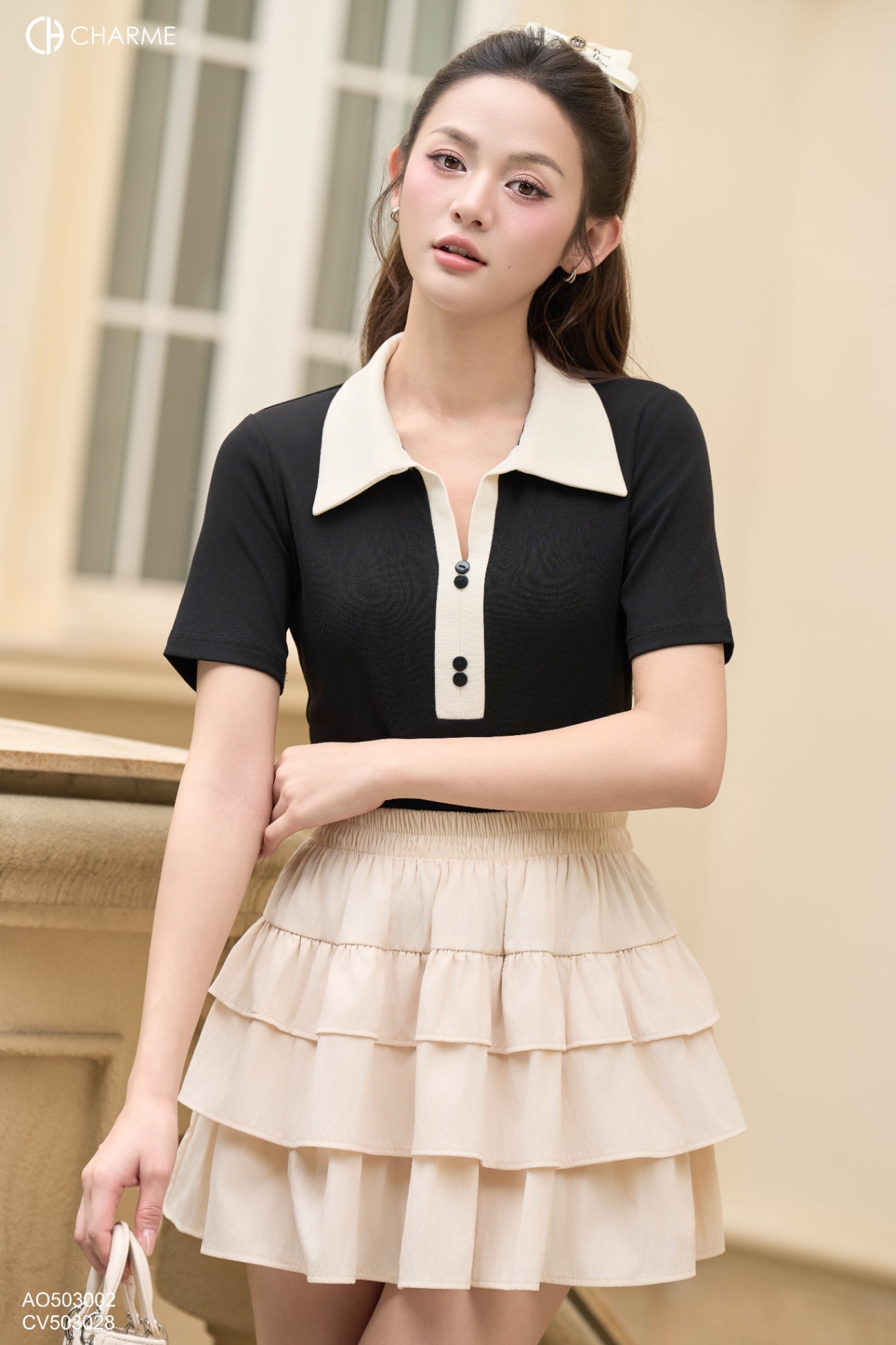 Chân váy 3 tầng nhún xòe_thumbnail_1