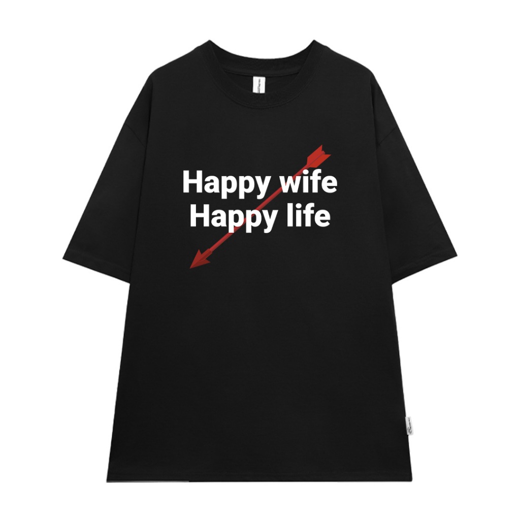 Áo thun couple cặp đôi form rộng tay lỡ màu xinh ATD864 Miucho vải cotton cổ tròn in mix_thumbnail_7