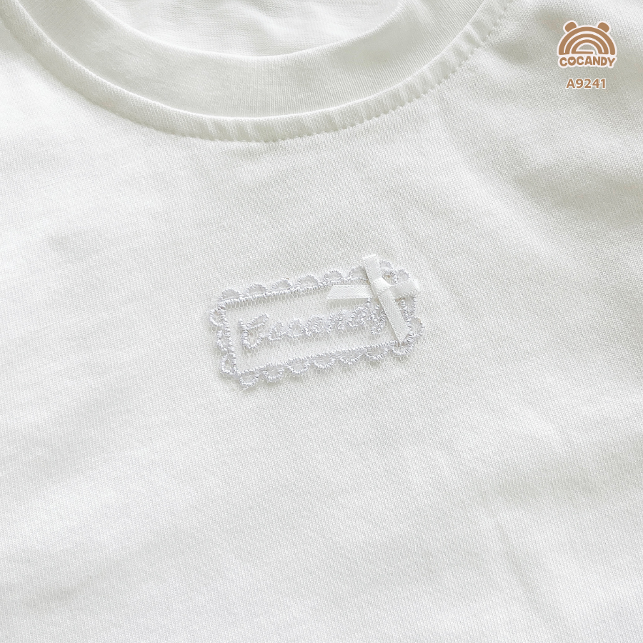 Áo cộc TRẮNG phối ren gấu CCD_thumbnail_4