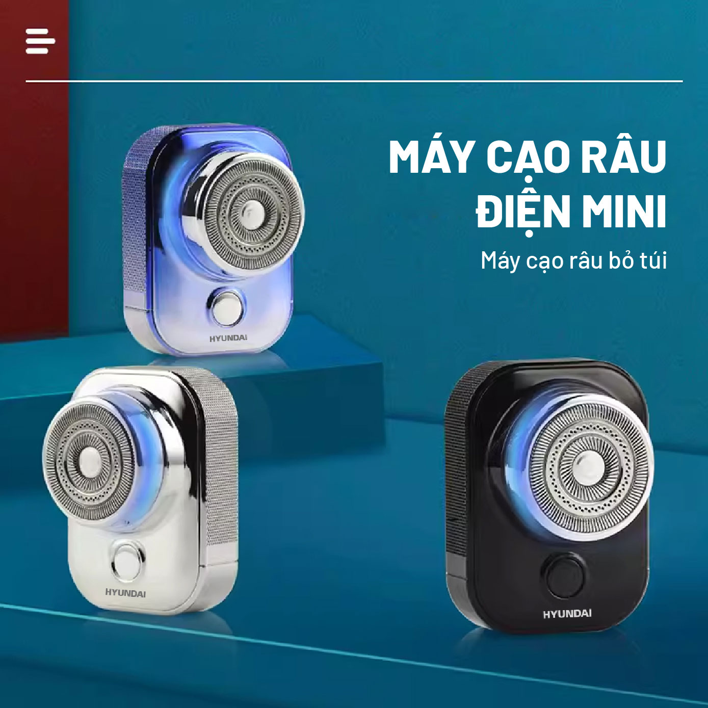 Máy cạo râu Hyundai - PHT-046 BK & BU