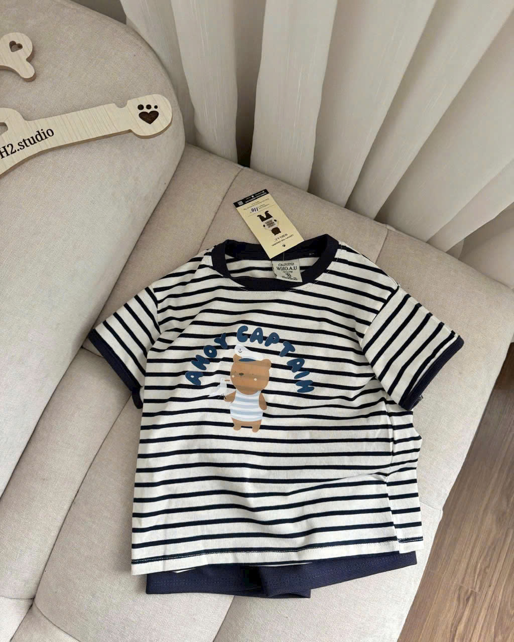 V78 BỘ CỘC SỌC GẤU NÂU ANOY CAPTAIN- A117.1630