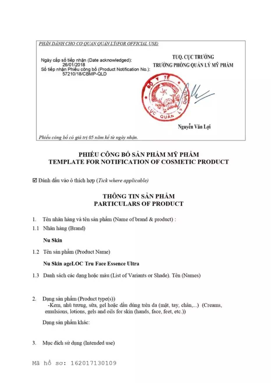 Tinh chất tạo độ săn chắc cho da ageLOC Tru Face Essence Ultra (60 viên)_thumbnail_2