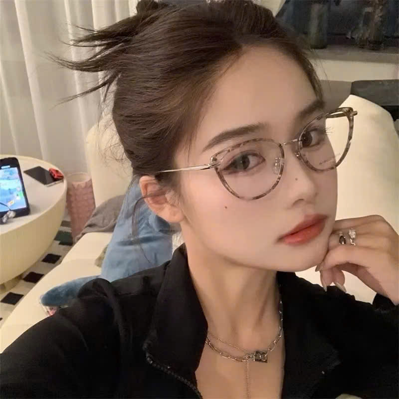 Kính gọng mắt mèo ( ĐEN )_thumbnail_3