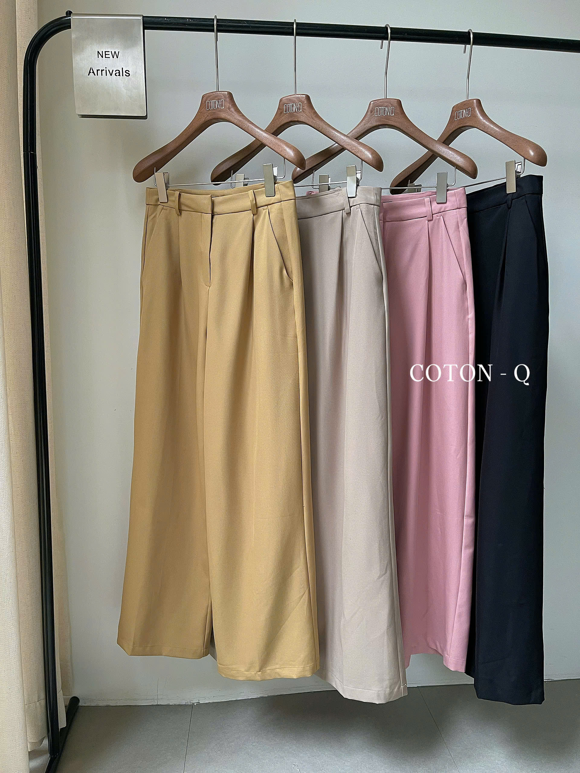 HQ06 Quần tây dài hàn ( ĐEN )