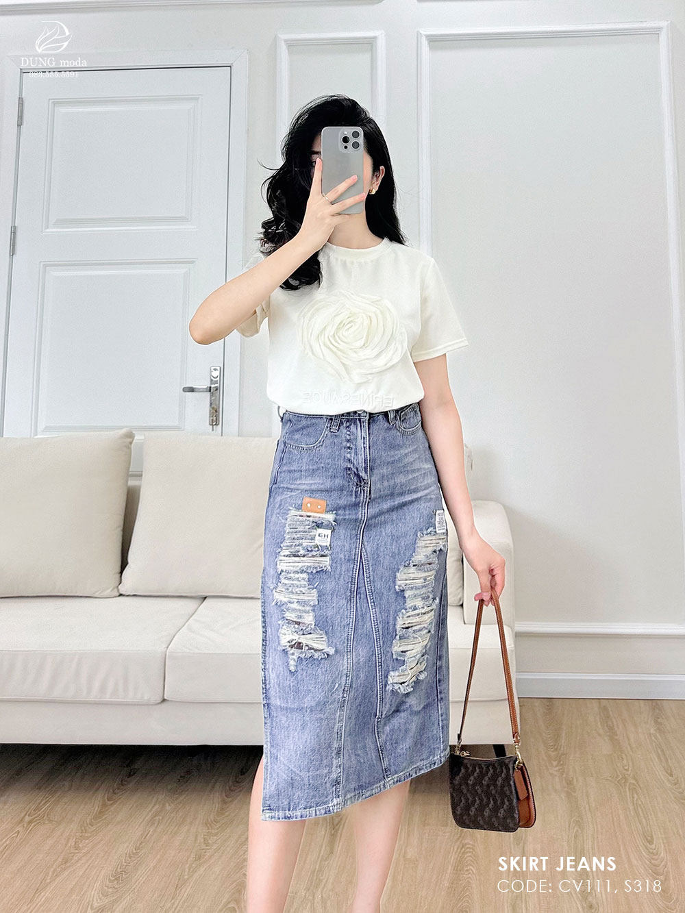 Chân Váy Jean CV111 8885_thumbnail_2