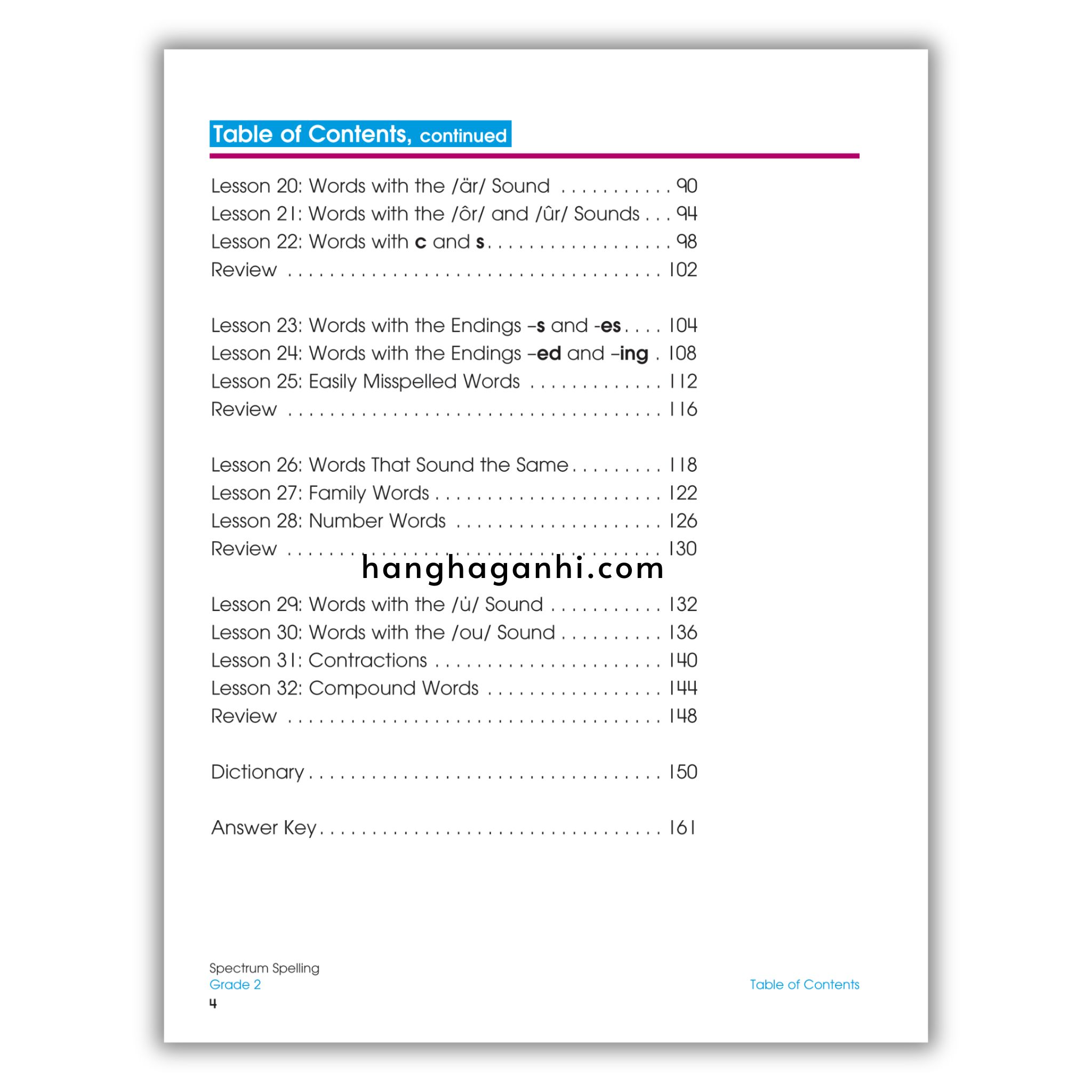 Sách Spectrum Spelling Workbook Grade 2_thumbnail_2