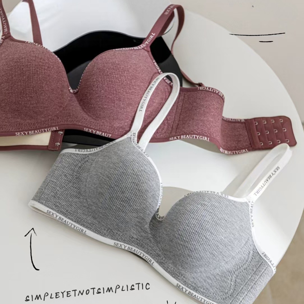 [Mã B55] Áo Lót Cotton Nữ  Mút Dày 5cm Nâng Vòng 1 Không Gọng Áo Bra Chất Cotton Không Gọng Có Mút Dày Đệm Tròn Gom Quả Chống Xệ Hạn Chế Ngấn Mỡ Lưng -- Vikam_thumbnail_8