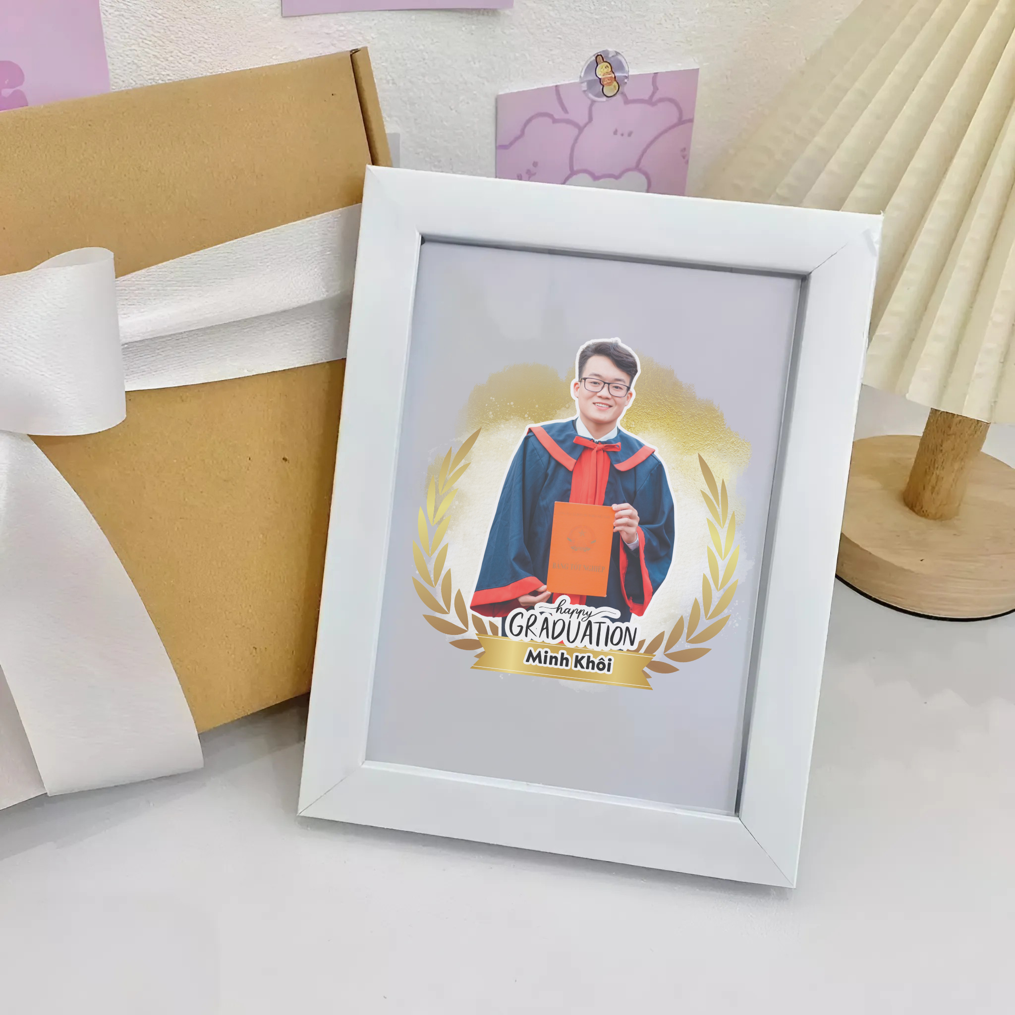 Khung Ảnh Thiết Kế Tốt Nghiệp Tặng Bạn Bè, Quà Tặng Tốt Nghiệp Ý Nghĩa_thumbnail_1