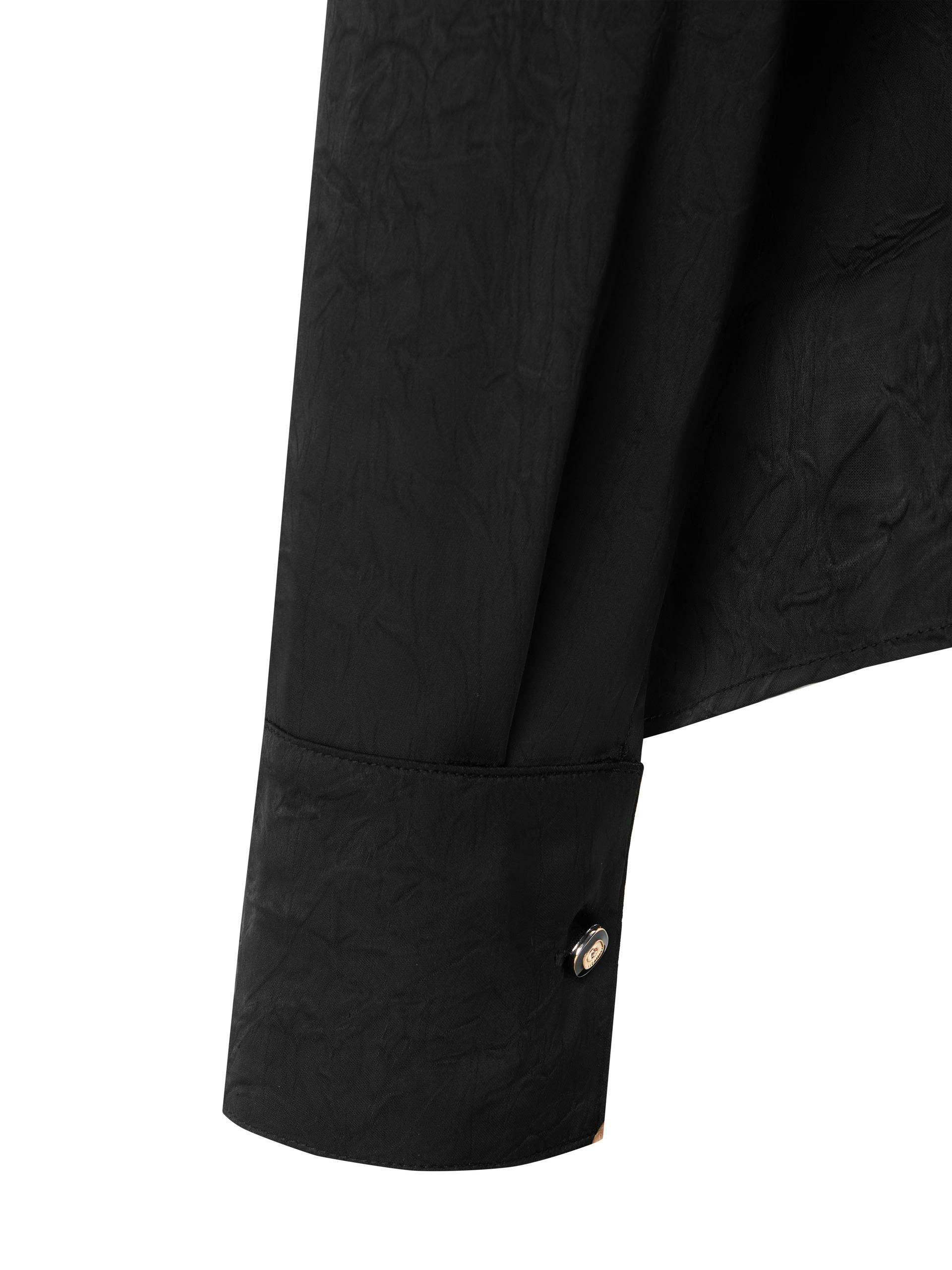 BIGSIZZE NỮ - Áo sơ mi lụa phối nắp túi dành cho nàng béo từ 55-90kg V-AK099_thumbnail_4