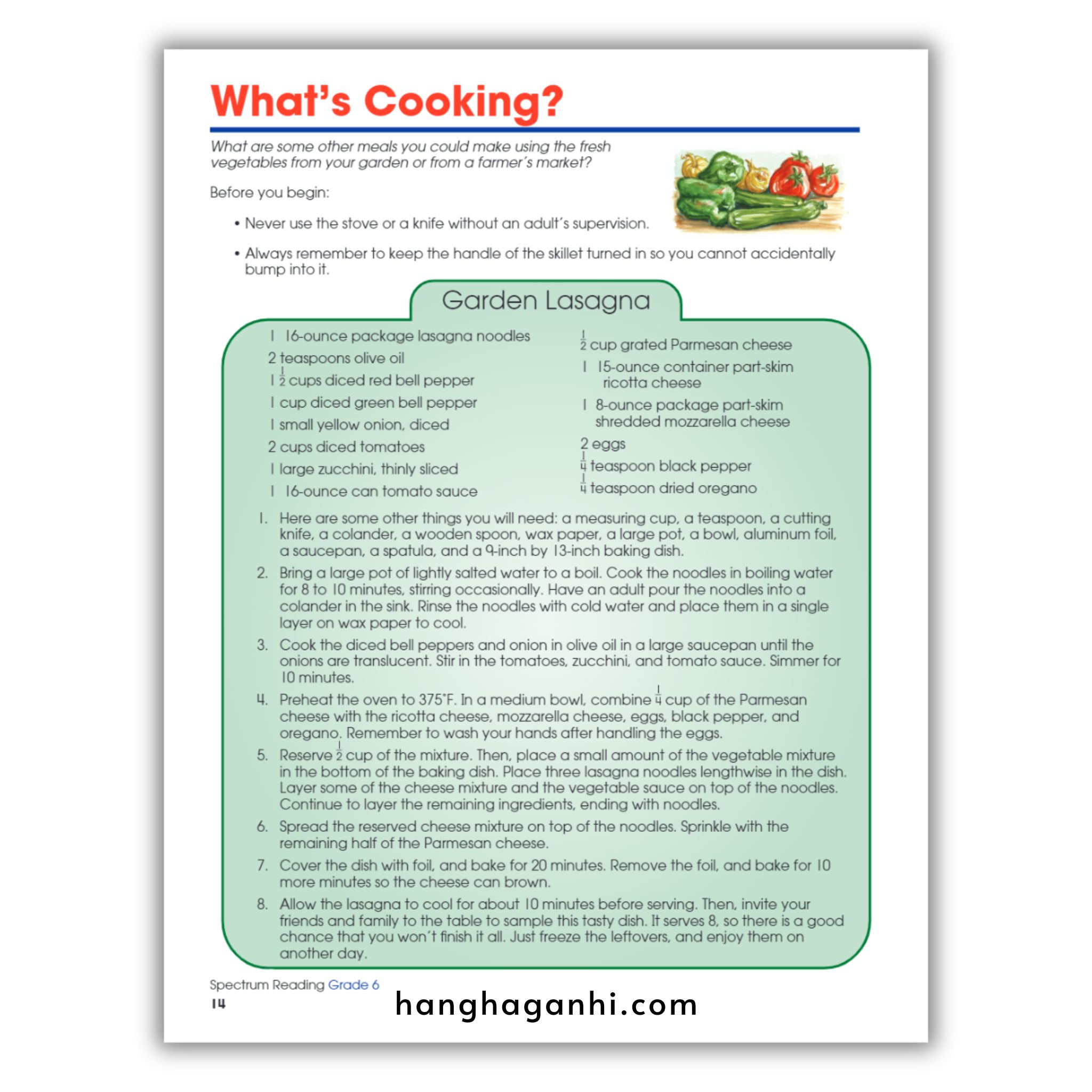 Sách Spectrum Reading Workbook Grade 6_thumbnail_14