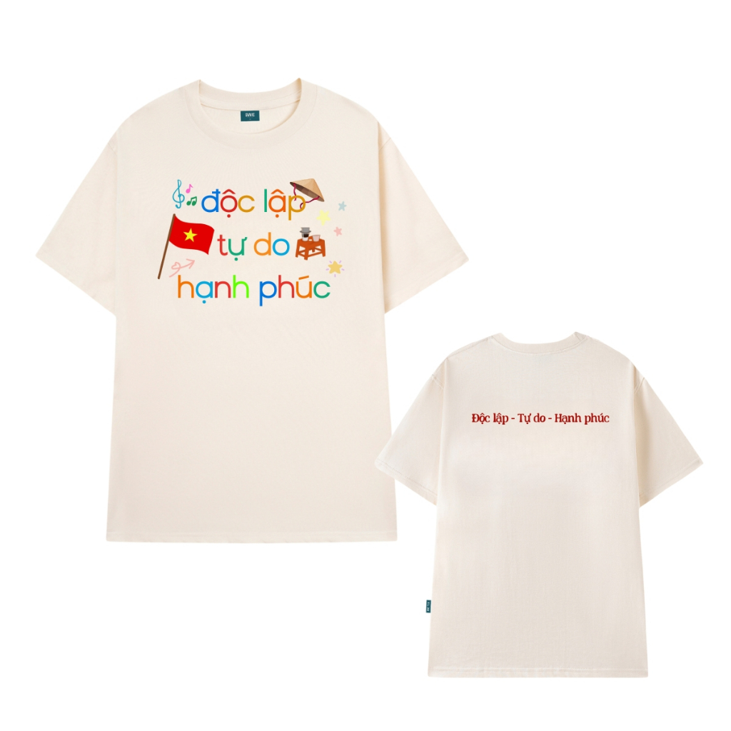 Áo thun Việt Nam Độc lập tự do hạnh phúc unisex nam nữ local brand We Tee - WU0987_thumbnail_2