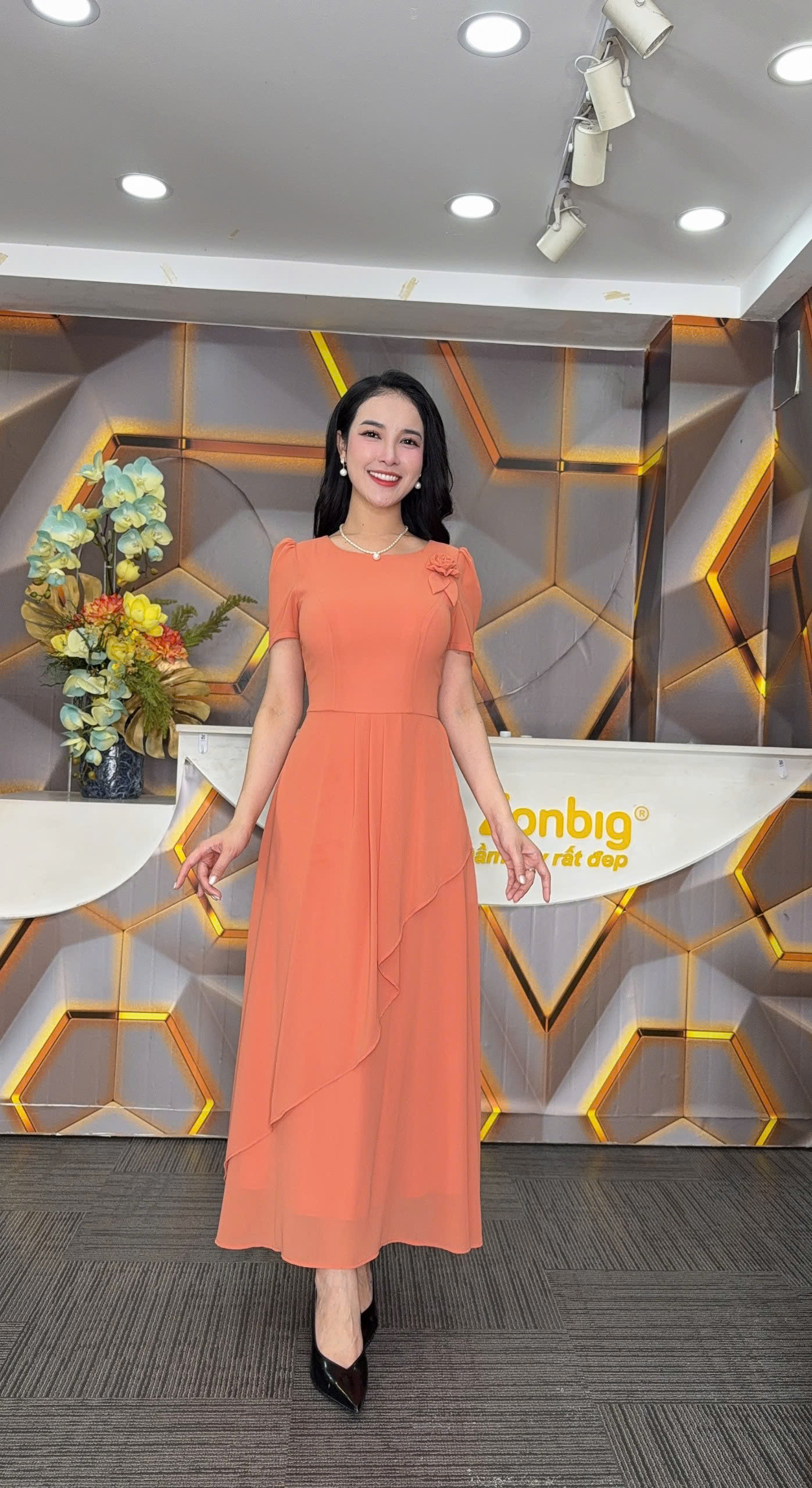 Đầm xòe - Y1959 - Thương hiệu Zonbig