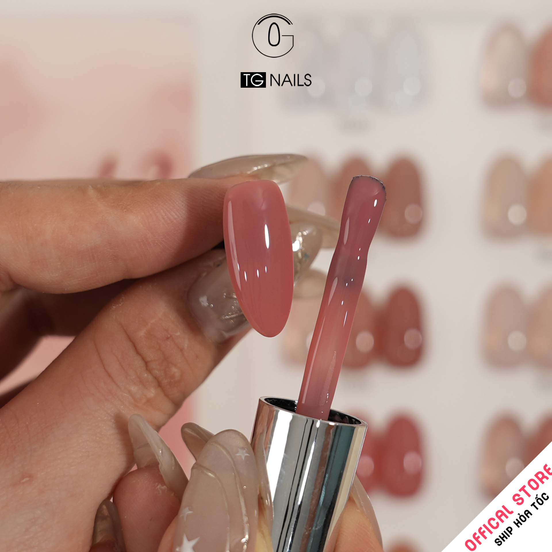 Sơn móng gel TG. Dung tích: 15ml/ lọ. Nhãn hàng TG nail._thumbnail_5