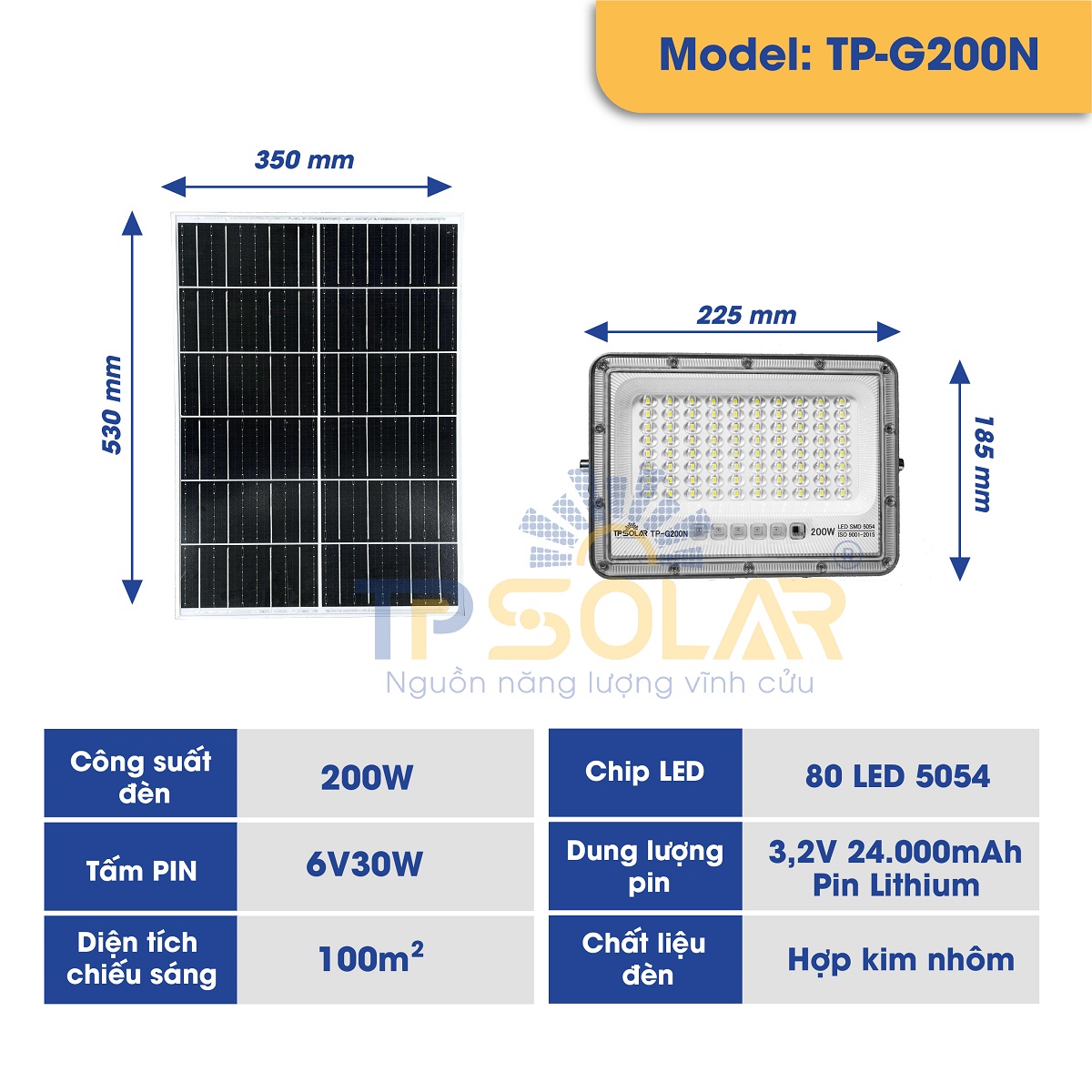 Đèn pha chống chói mắt ngọc năng lượng mặt trời (TP-G200N / TP-G300N / TP-G400N)_thumbnail_3