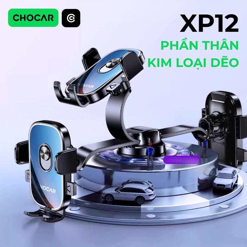 Giá Đỡ Điện Thoại Trên Ô Tô CHOCAR XP12, Hợp Kim Dẻo Uốn cong Linh Hoạt, Bám Chắc, Xoay 360 Độ, Gắn Trên Mọi Bề Mặt Taplo, Kính Lái_thumbnail_5