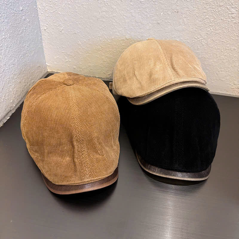 Mũ beret vải nhung tăm nam & nữ HZ2440_thumbnail_11