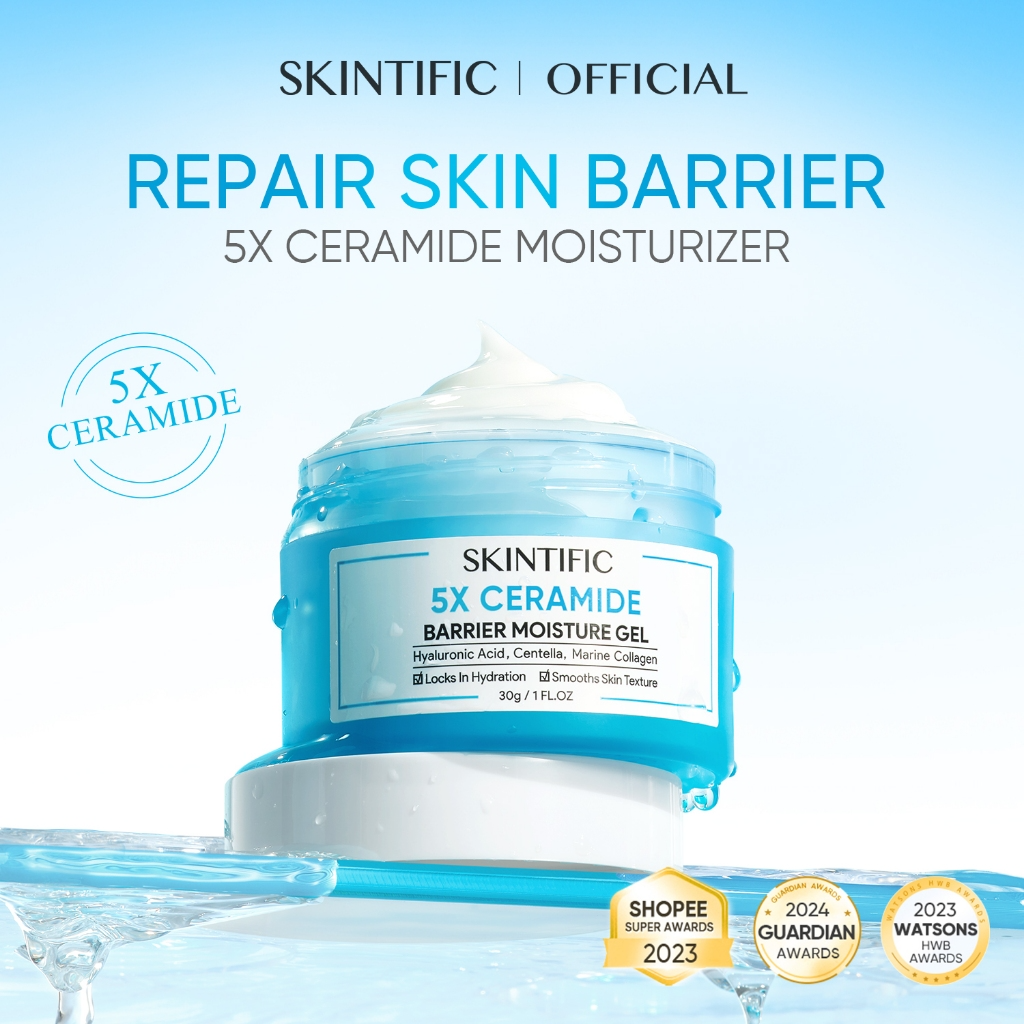 SKINTIFIC 5X Ceramide Facial Moisturizer [Damaged Box EXP2027]