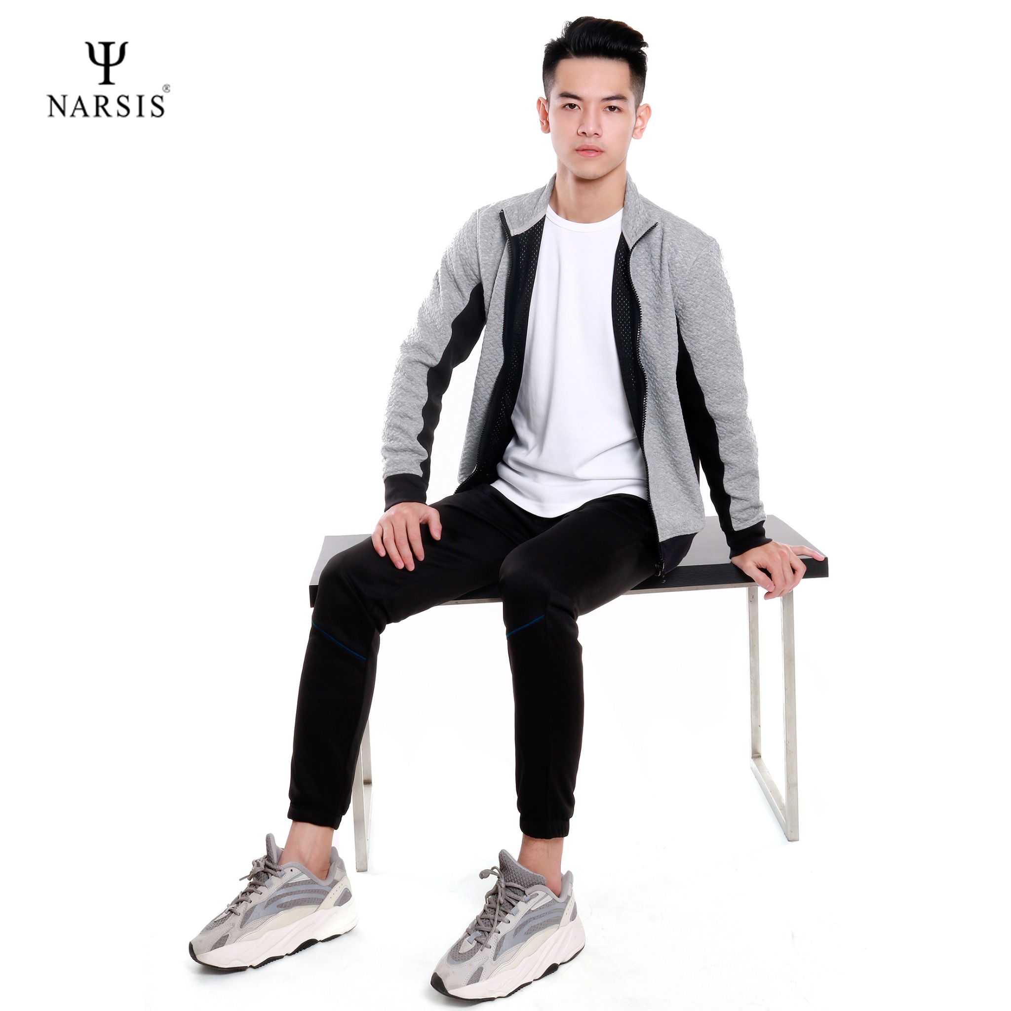 ÁO KHOÁC NAM D6069 NARSIS VẢI NỈ ẤM ÁP, MỀM MẠI, THÍCH HỢP MÙA ĐÔNG, GIỮ NHIỆT TỐT