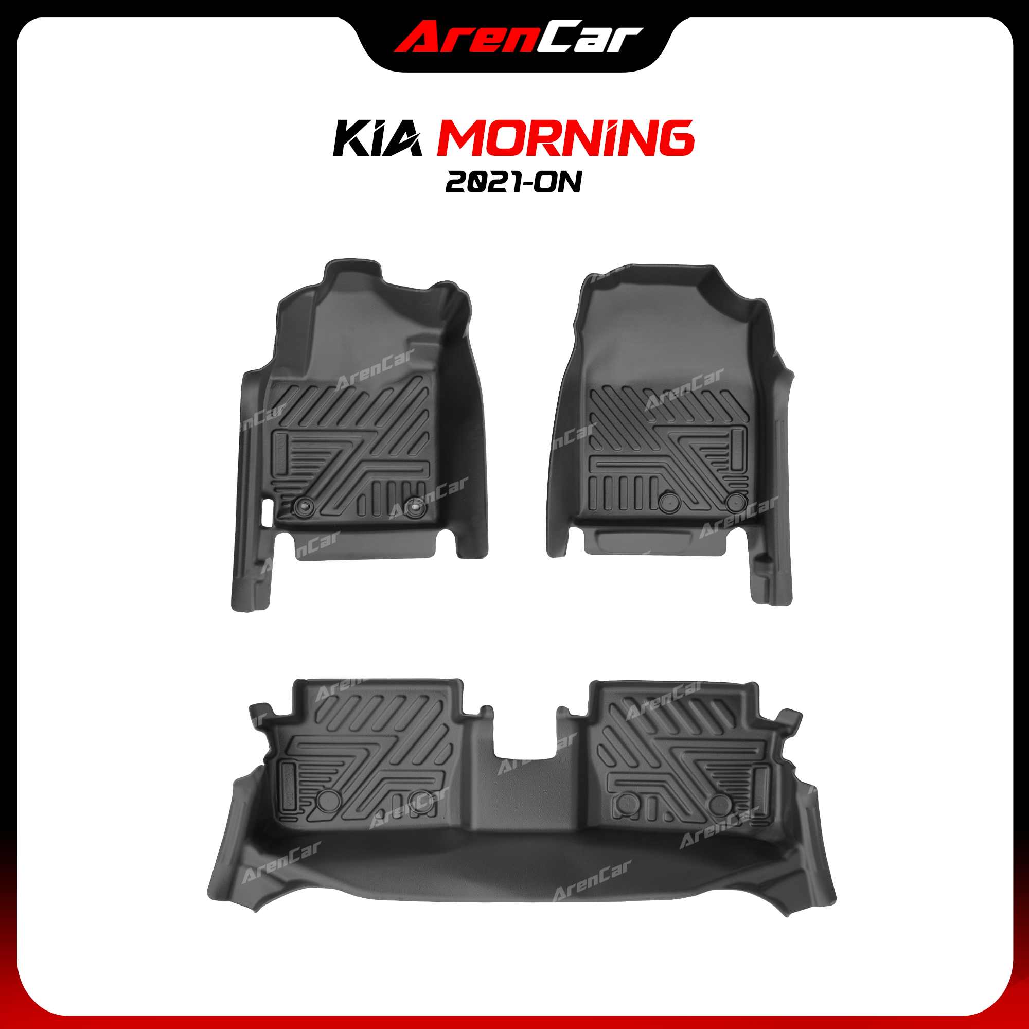 Thảm Lót Sàn Ô Tô TPE Nhựa Đúc Kia Morning