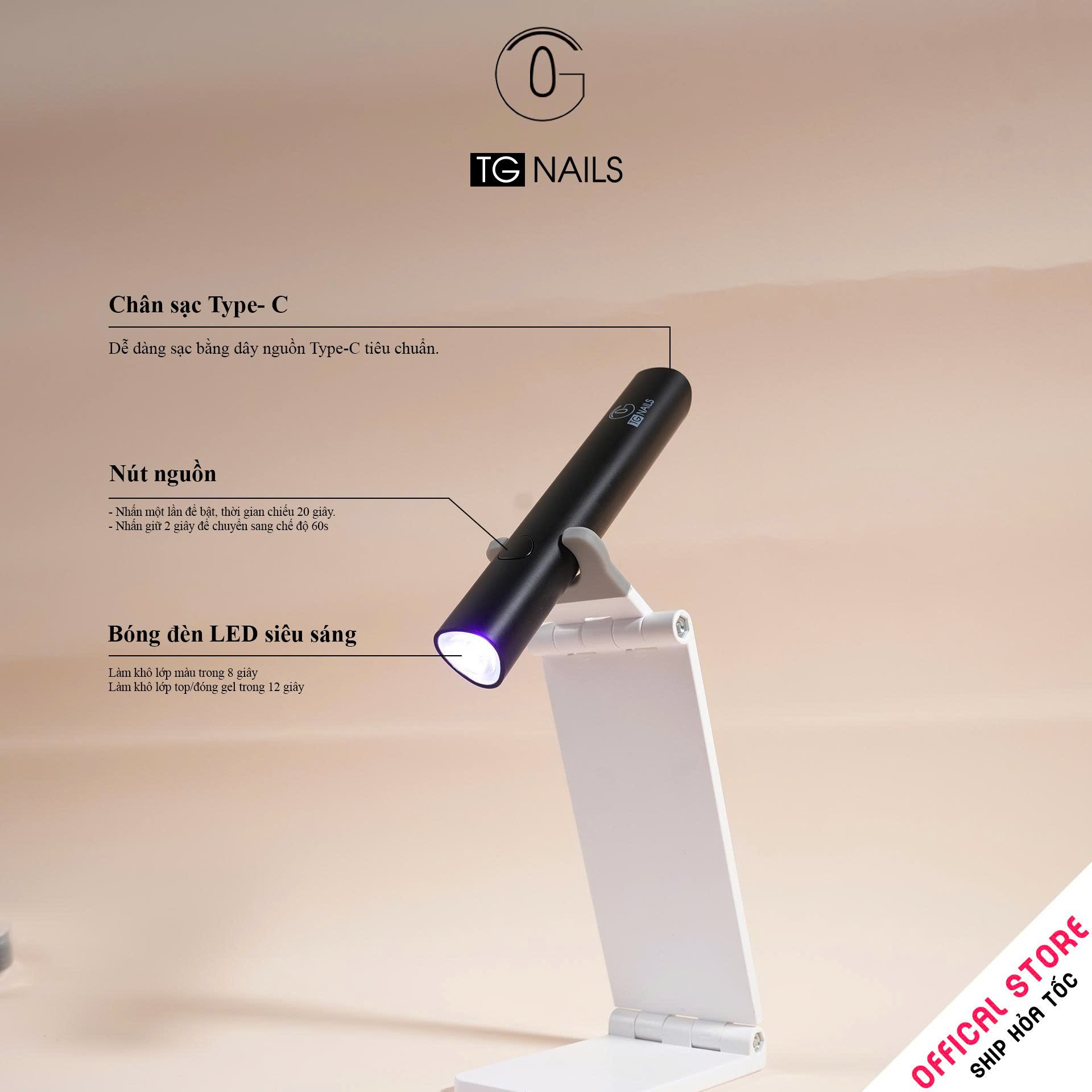 Đèn hơ móng tay TG NAILS model K3_thumbnail_4