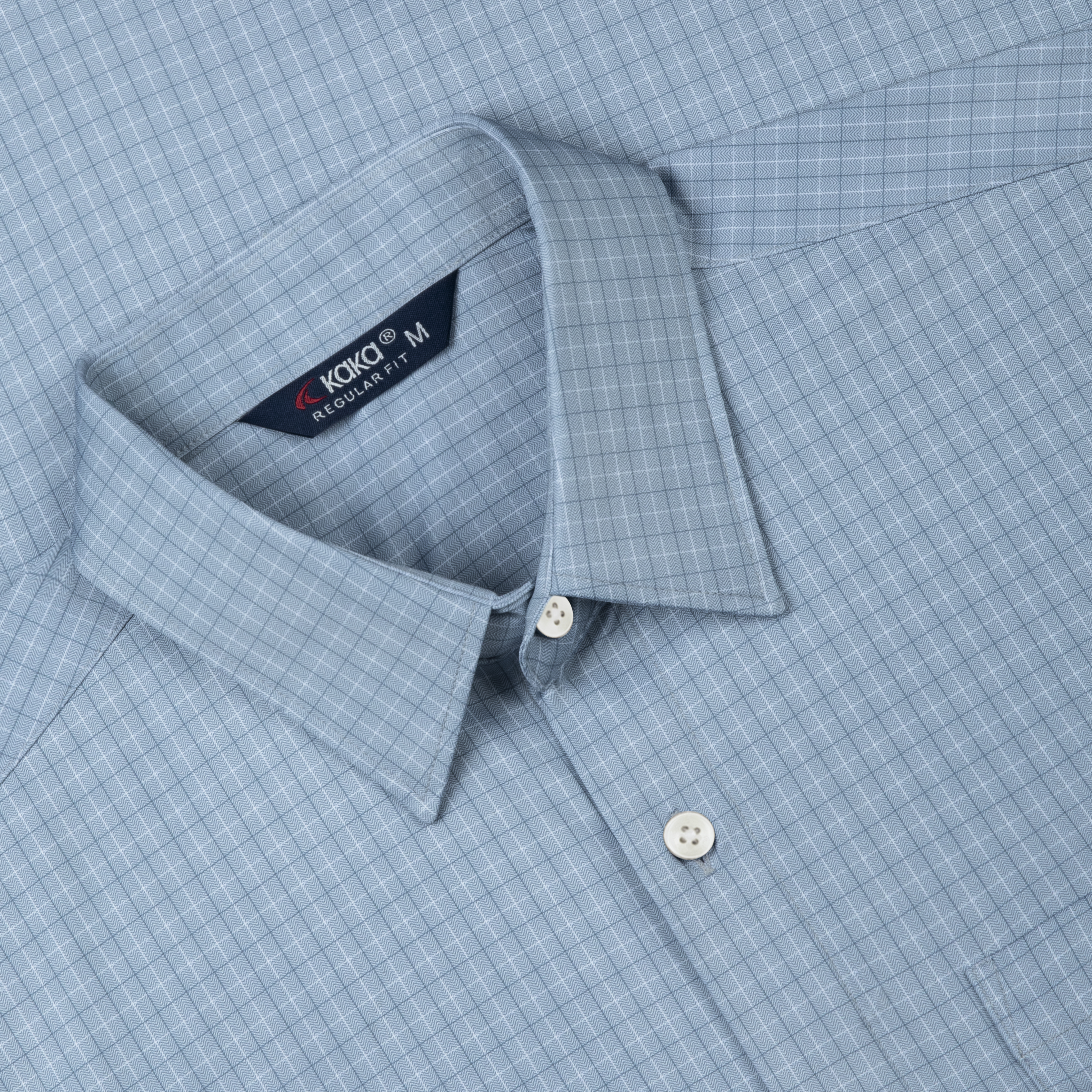 Áo Sơ Mi KaKa Bamboo co giãn kẻ nhỏ S26