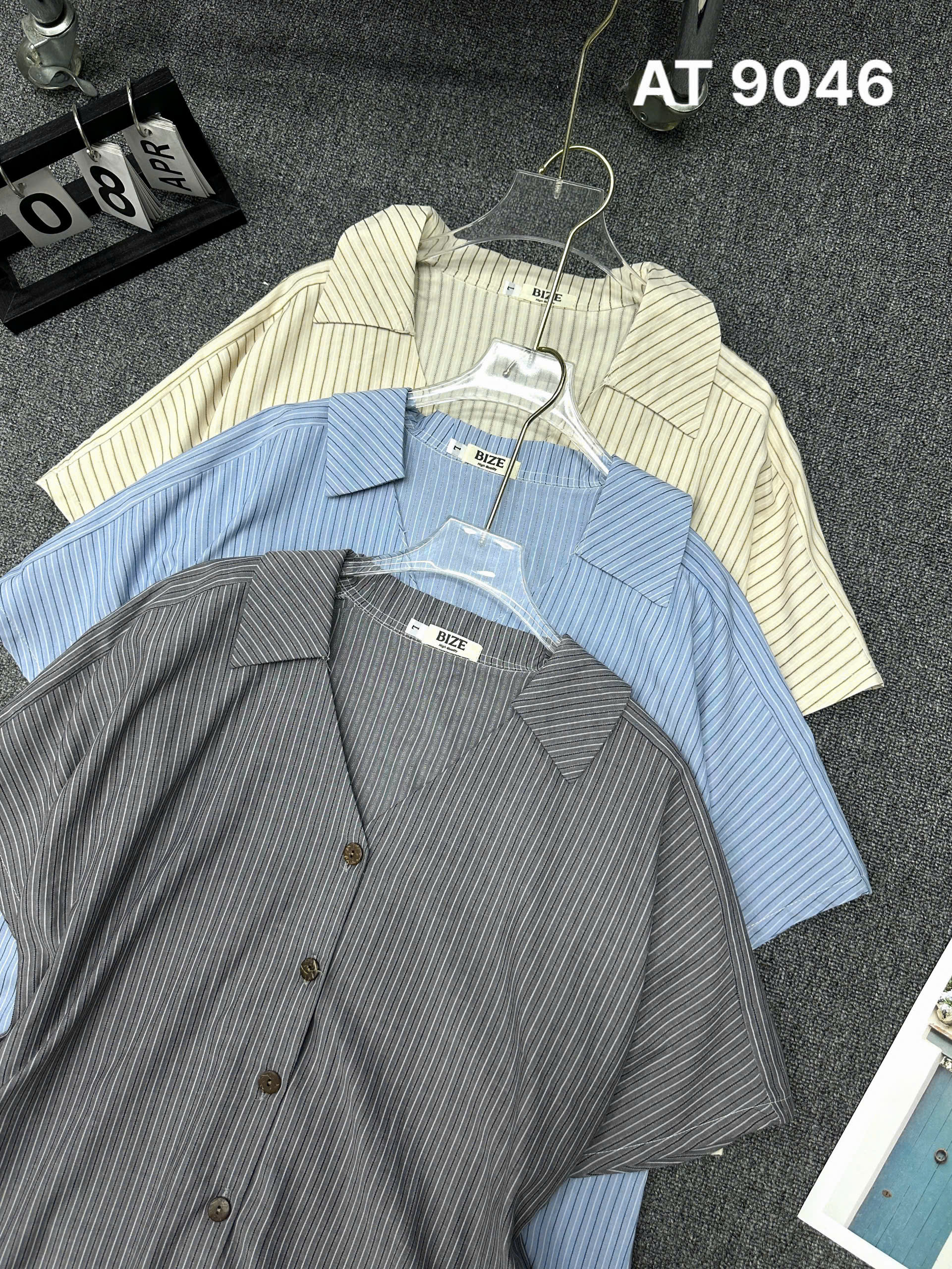 Áo sơ mi form rộng cổ chữ V bigsize AT9046 dành cho nàng béo mập từ 55-90kg_thumbnail_6