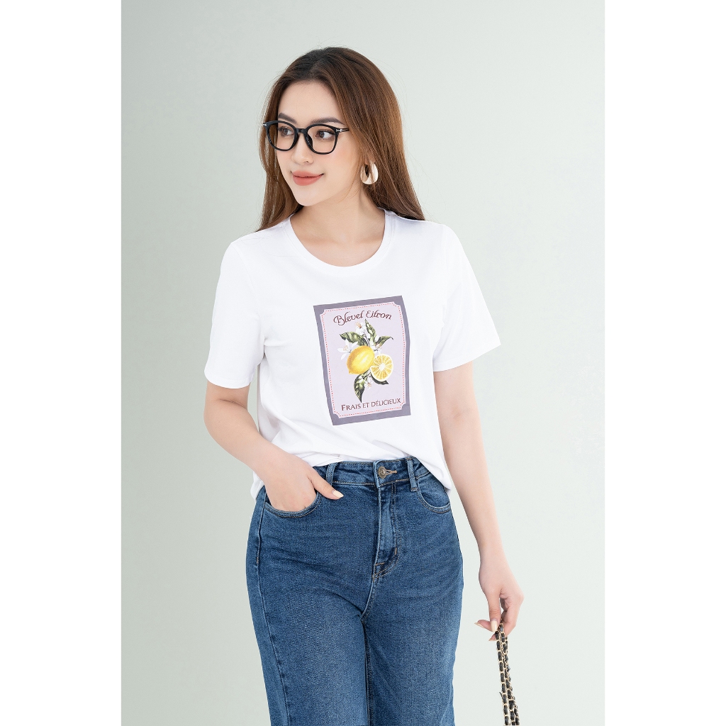 [Form Vừa] Áo thun nữ form vừa in hình - Áo phông nữ Loza XA003_thumbnail_0