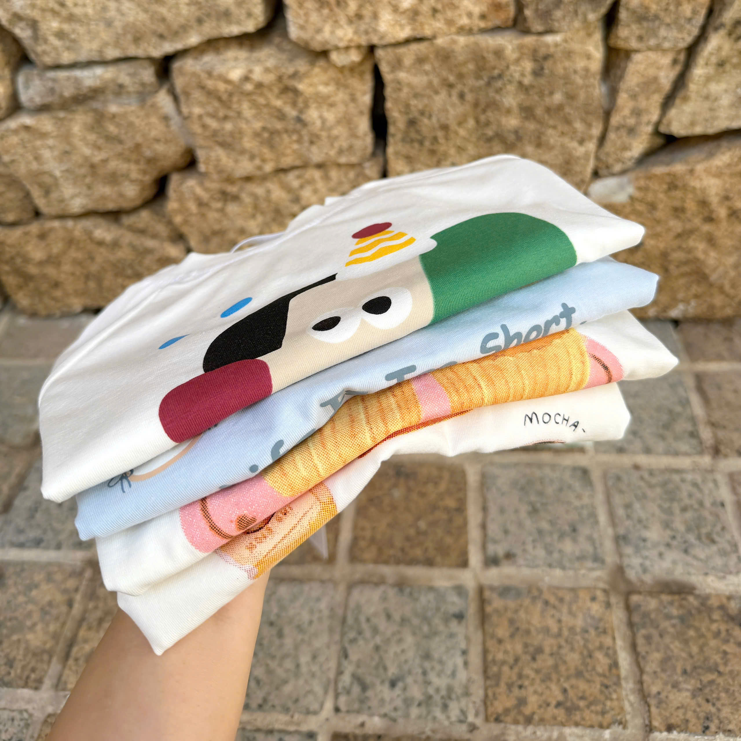 Set áo bé in hình + quần ( NÂU )_thumbnail_16