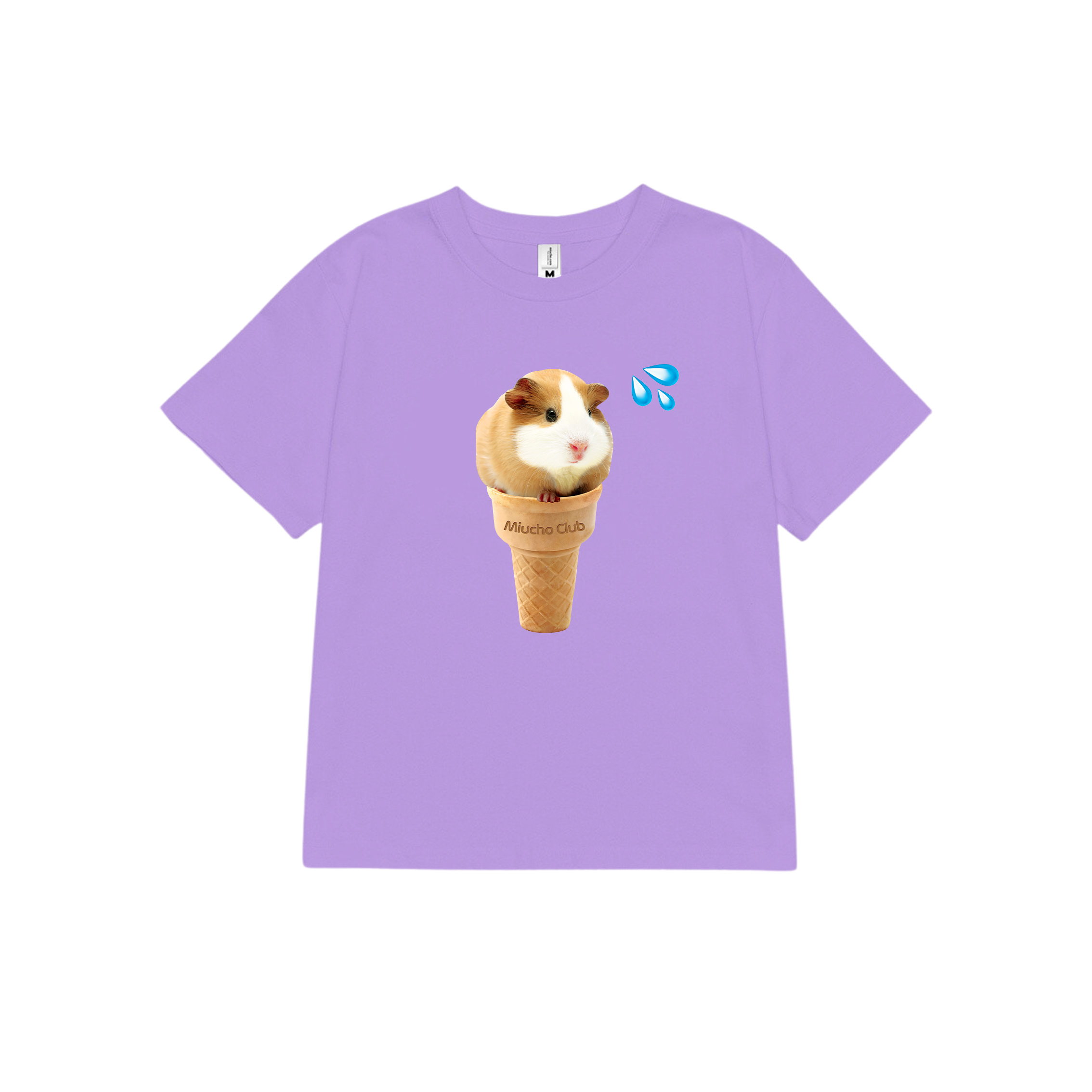 Áo Thun baby tee form ôm ABD1346 Miucho vải cotton co giãn in mix_thumbnail_13