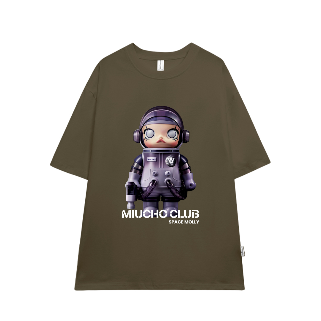 Áo thun unisex phi hành gia local brand form rộng ATD703 Miucho cotton cổ tròn in mix_thumbnail_10