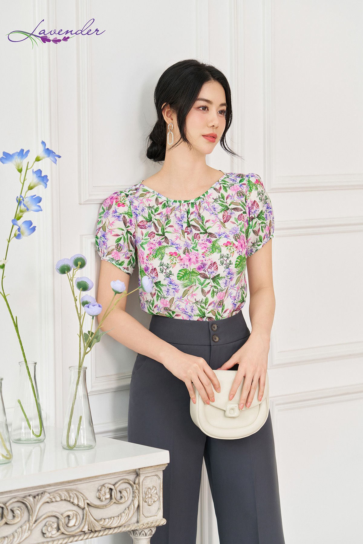 Áo sơ mi hoa cổ thuyền tay ngắn A3098_thumbnail_3