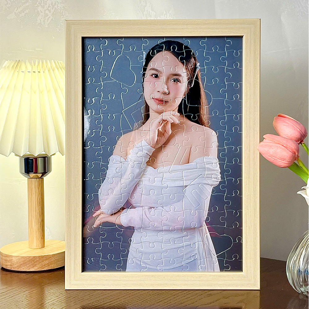 Tranh Ghép Hình In Theo Yêu Cầu Có Kèm Khung, Phù Hợp Làm Quà Tặng Ý Nghĩa, Khung Tranh In Hình Người Yêu_thumbnail_1