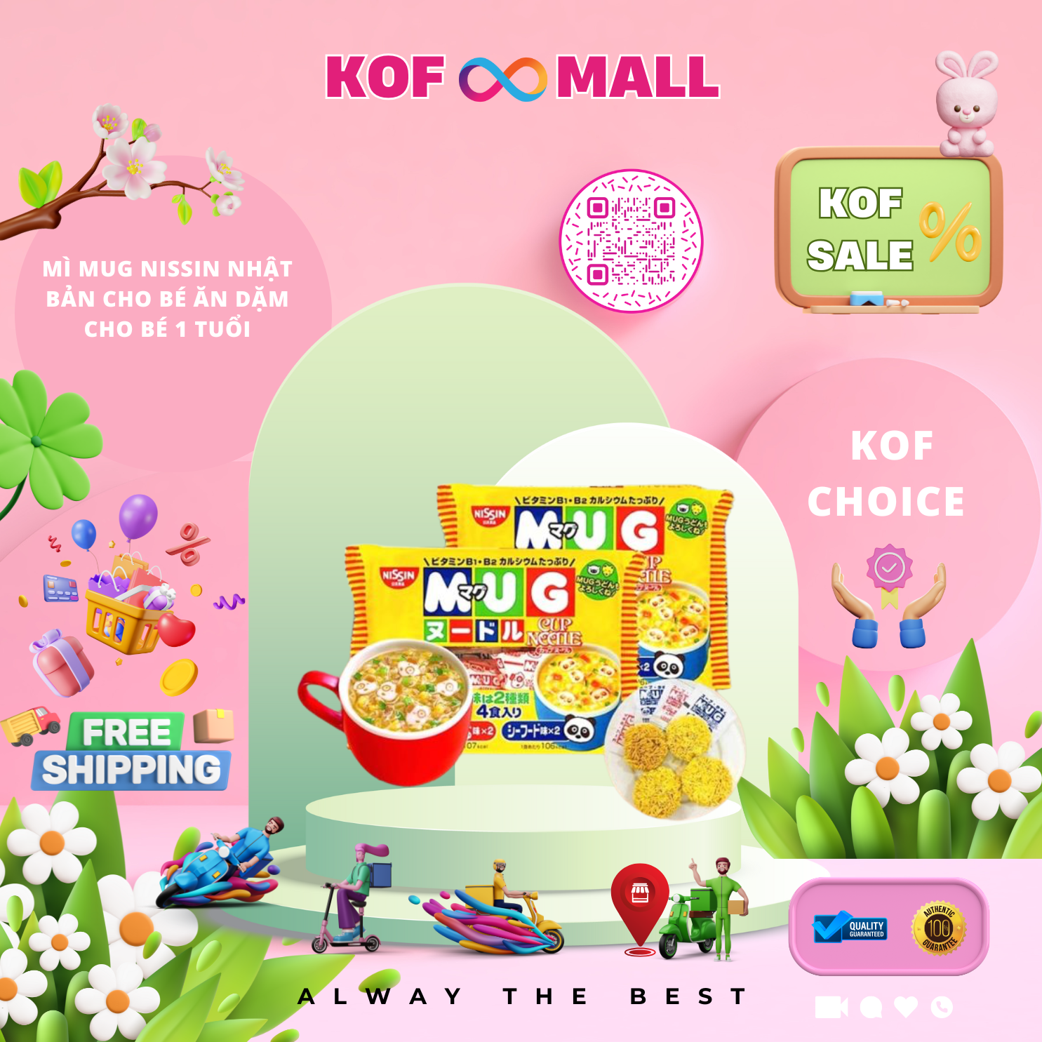 Mì Mug Nissin Nhật Bản cho bé ăn dặm cho bé 1 tuổi