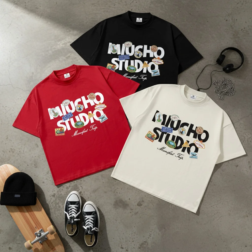 Áo thun Tết Bính Ngọ boxy nam nữ Miucho vải thoáng mát đứng form cổ tròn in mix 3011_thumbnail_7