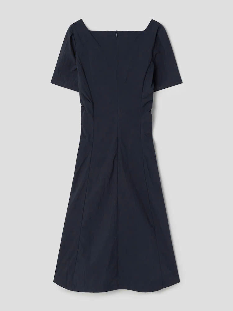 E317 ĐẦM GIÓ XÁM CỔ VUÔNG PHỐI NHÚN XUẤT HÀN_thumbnail_2